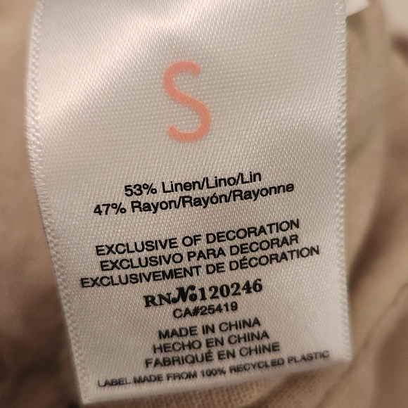 NWT Curve Appeal boxy linen blend summer jacket - Picture 8 of 9